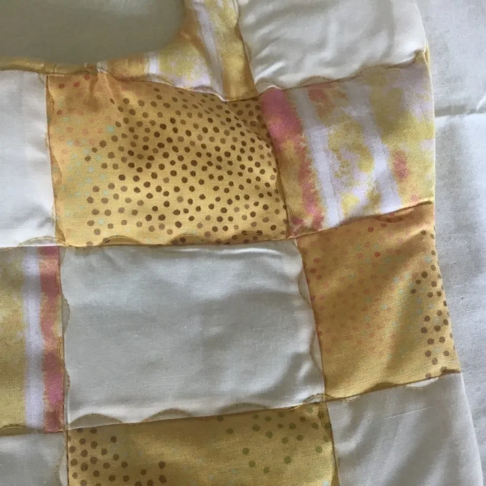 3/$25 or $12 ea. NWT Handmade Quilted Reversible Baby Bib.